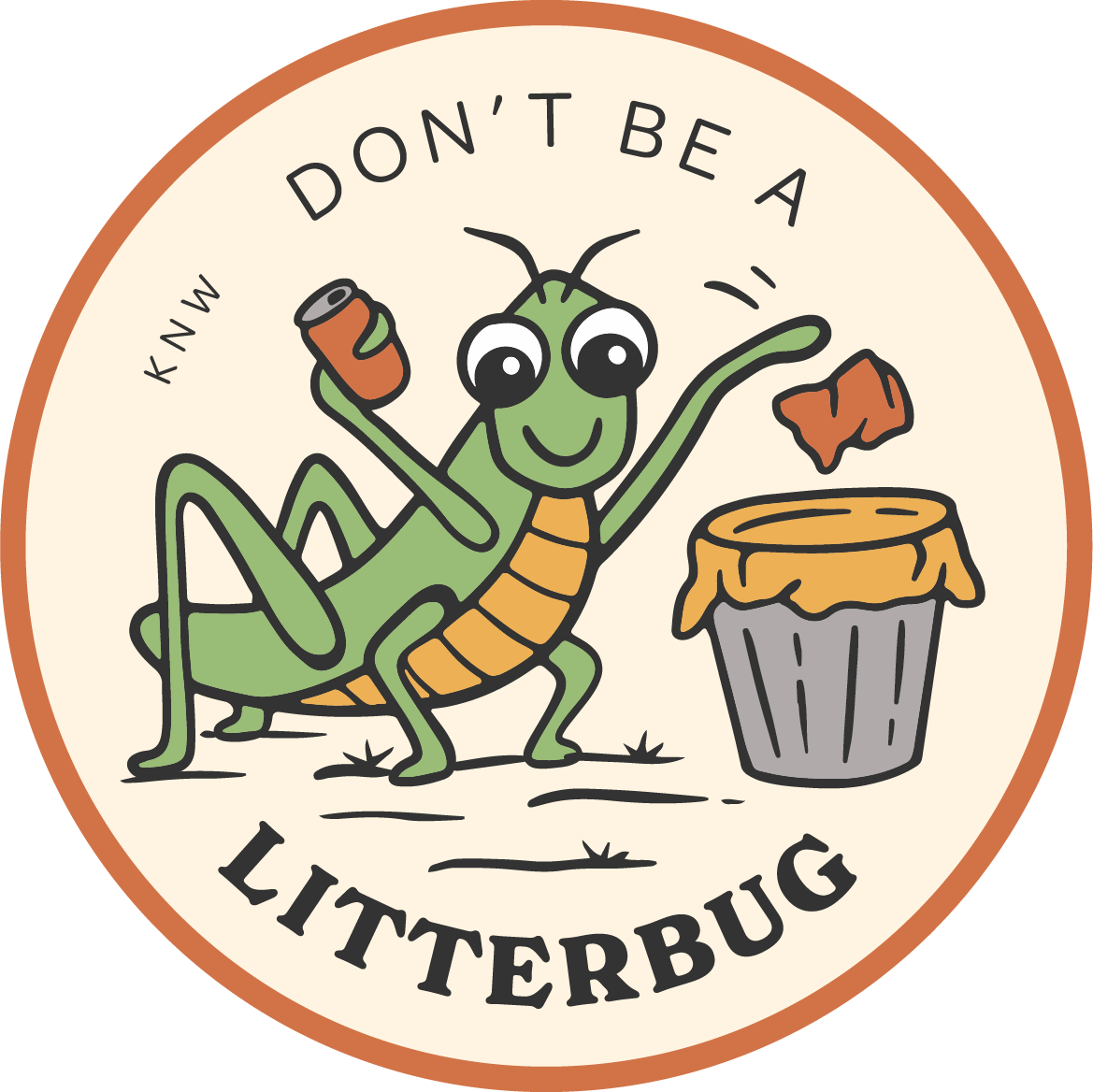 Litterbug Sticker