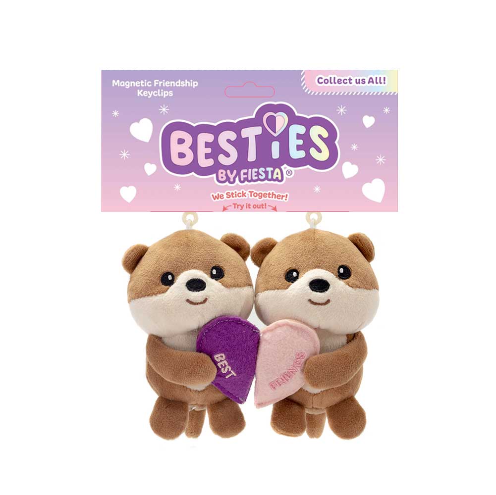 Besties - River Otters - 5.5" Magnet Keychains