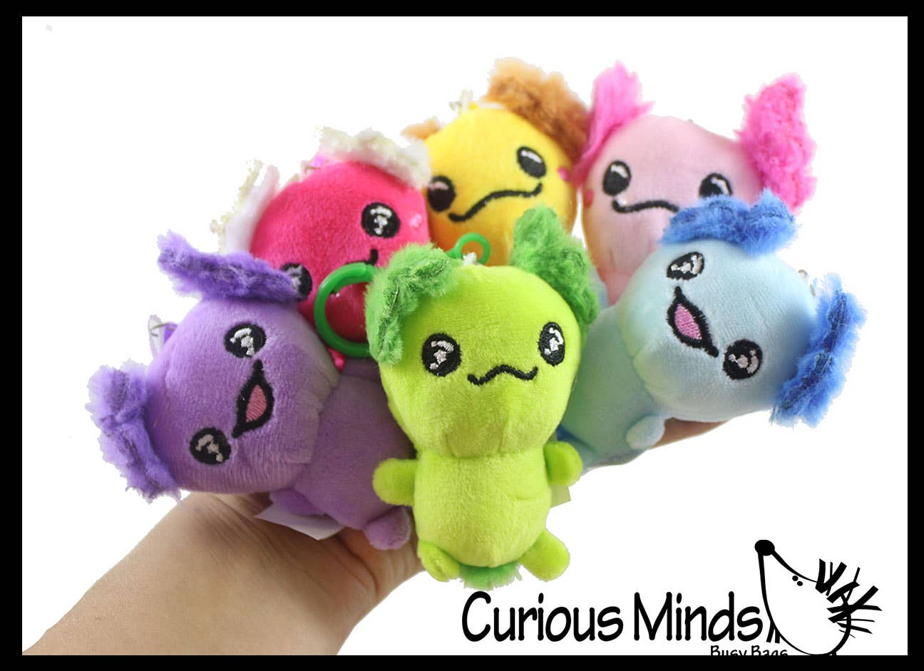 Axolotl Plush on Clip