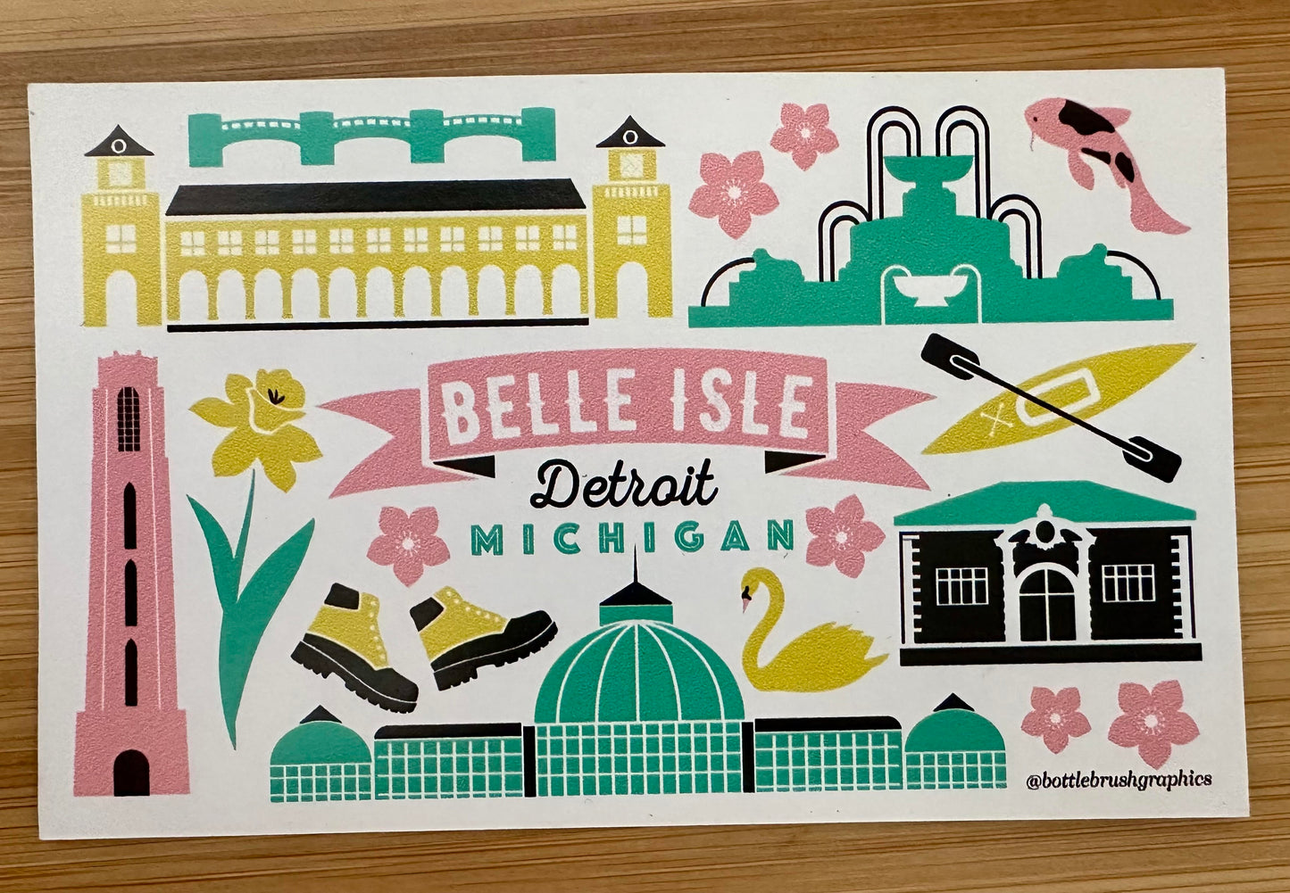 Belle Isle Landmark Magnet