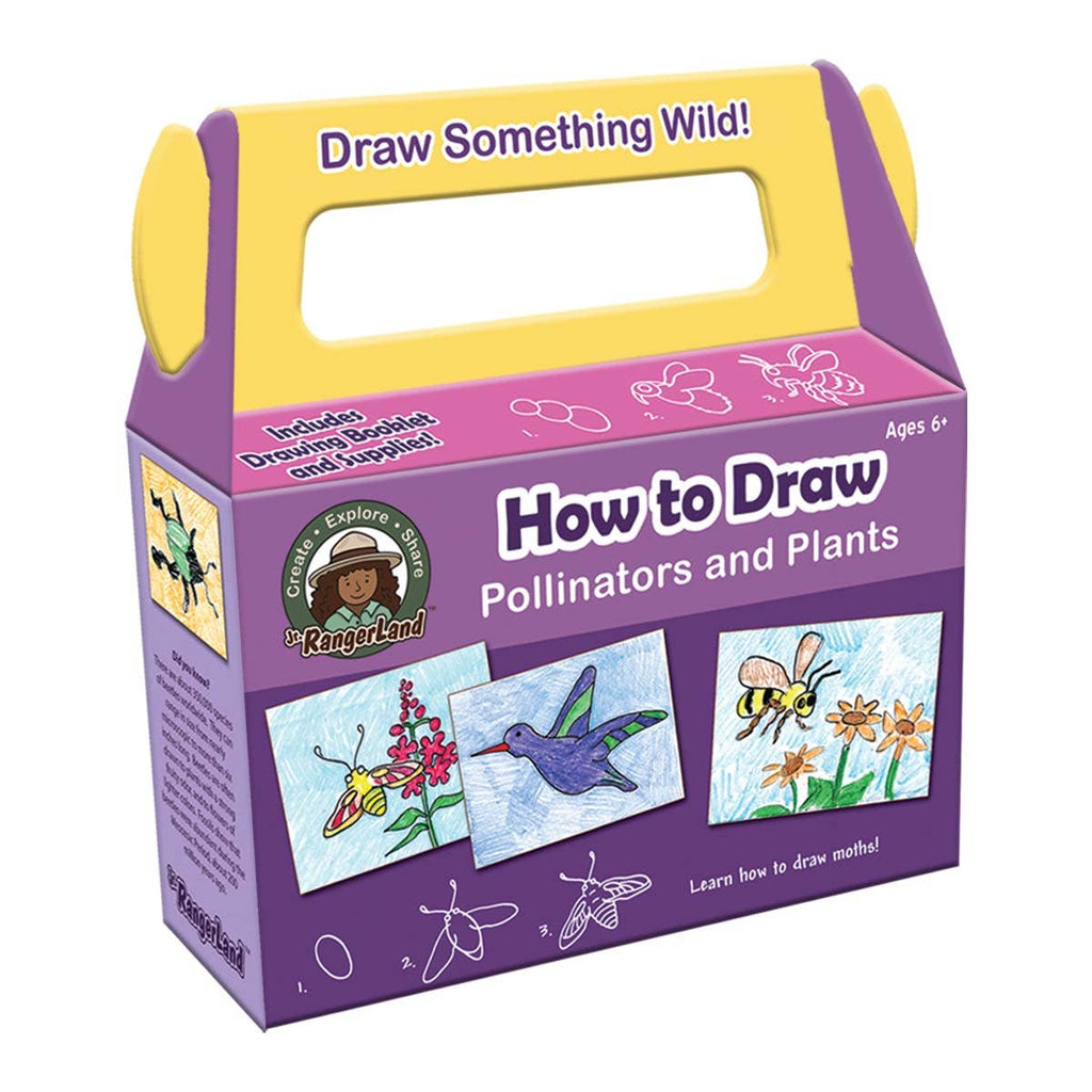 Jr. RangerLand - How to Draw Pollinators and Plants Art Kit