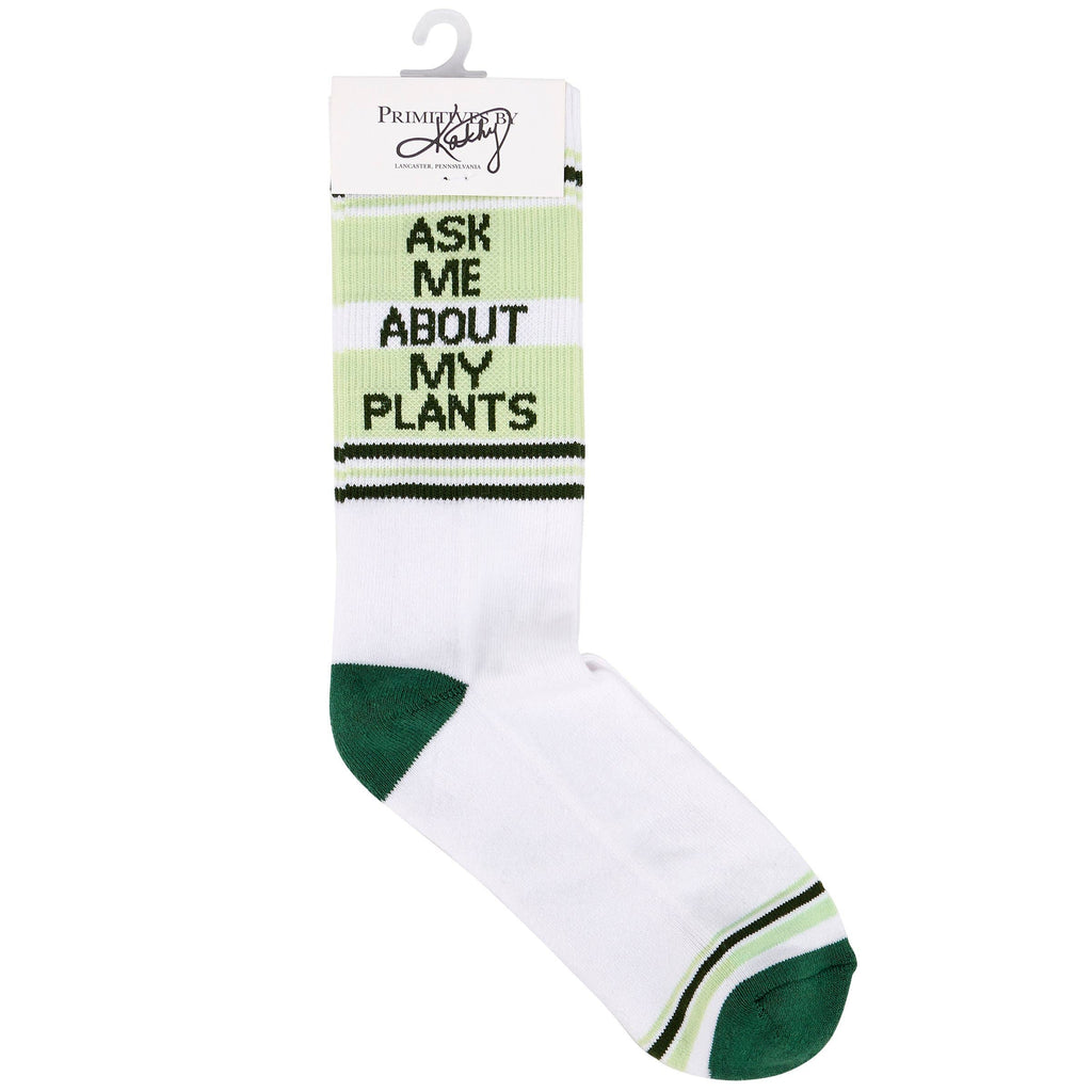 Primitives by Kathy - Ask Me About My Plants Socks
