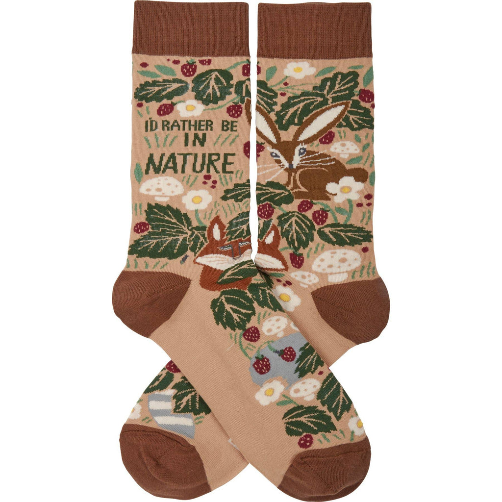 Primitives by Kathy - I'd Rather Be In Nature Socks