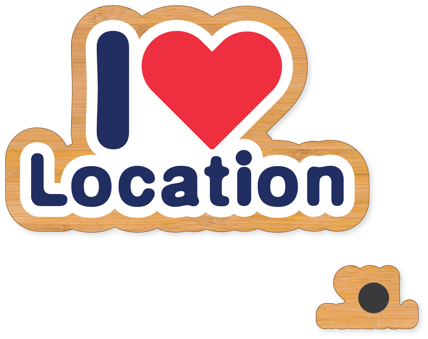 I Heart Belle Isle Magnet