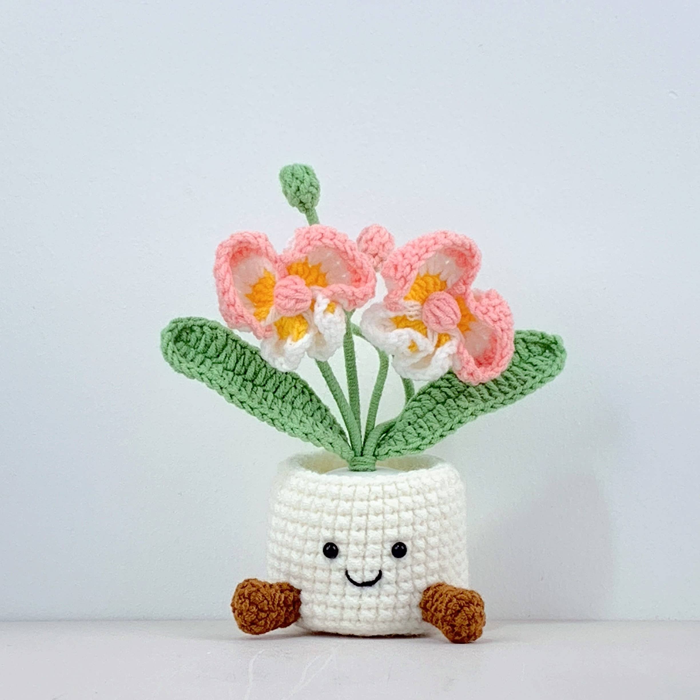Lilyrosy（Duty free) - Handmade Crochet orchid Flower, Gifts for any occasion