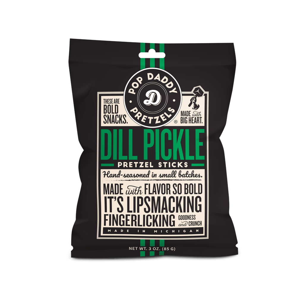 Dill Pickle Seasoned Pretzels 3.0oz