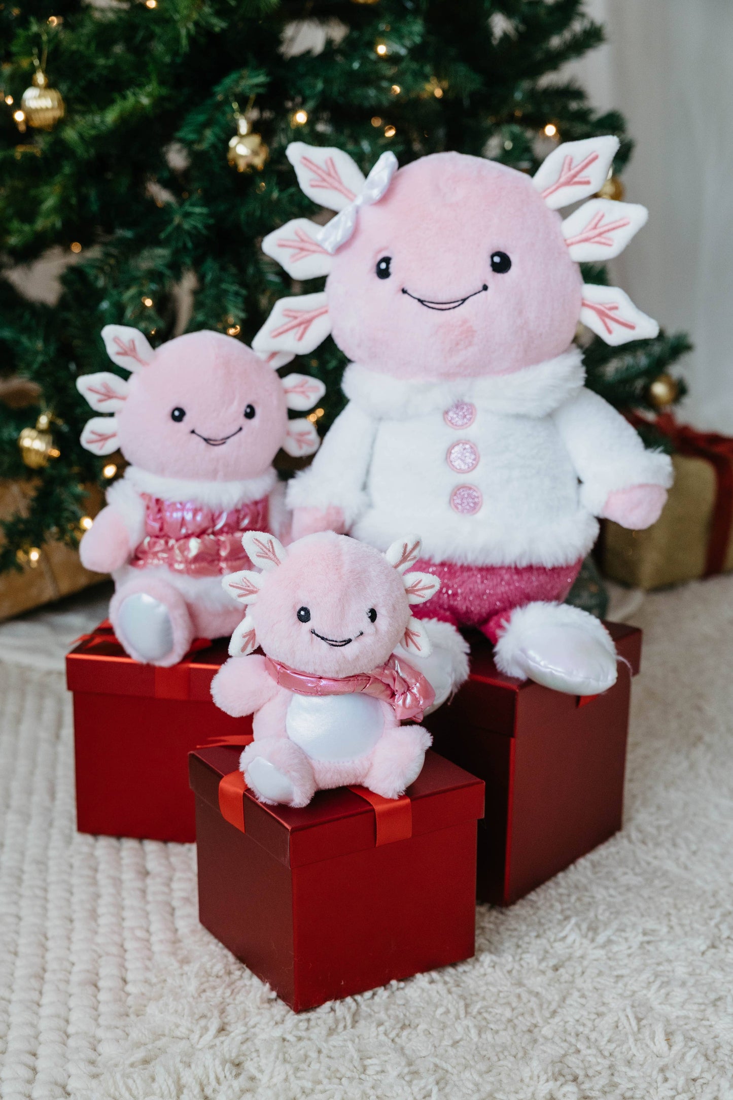 Holiday Icey Axolotl Extra Small 6"