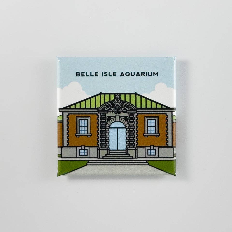 Belle Isle Aquarium magnet