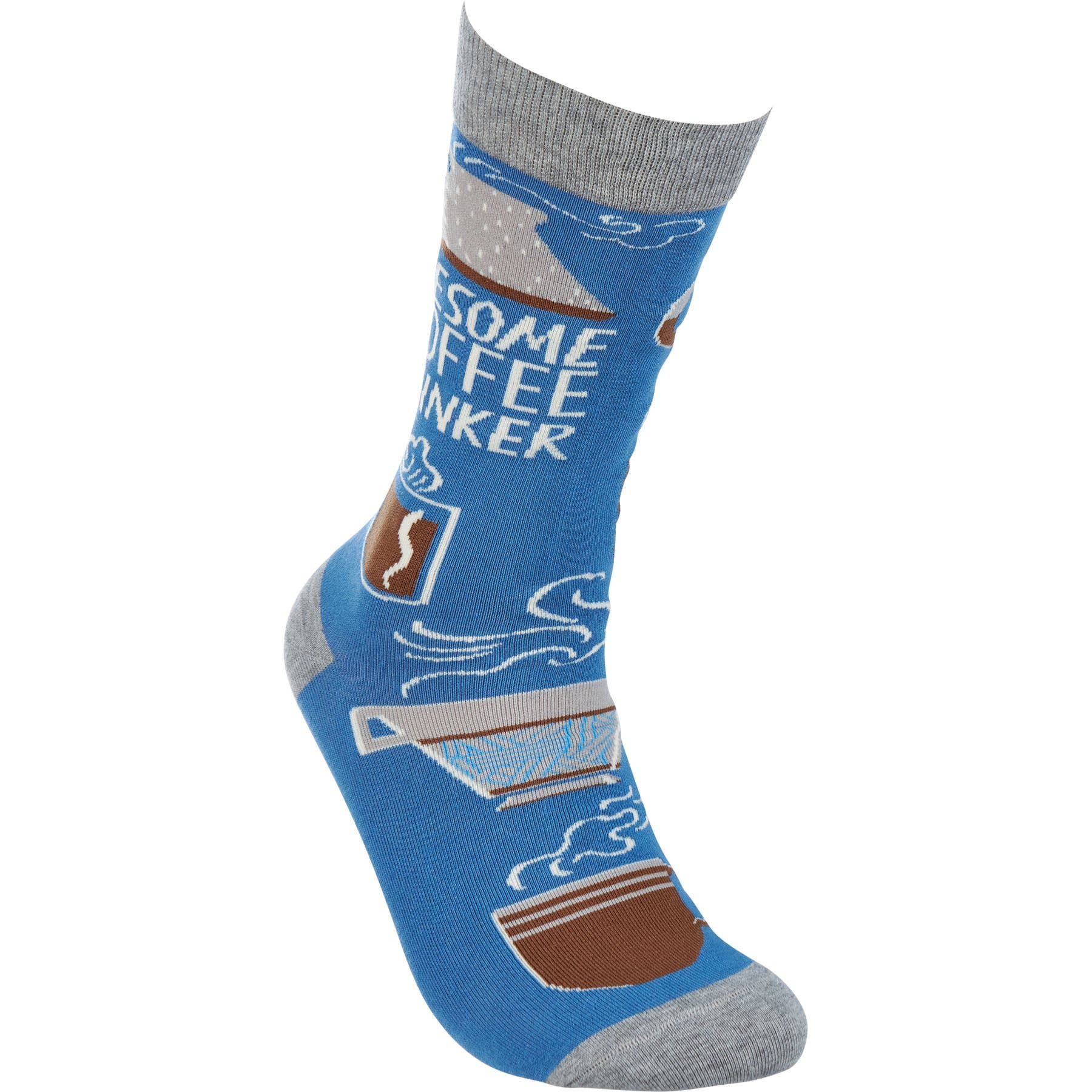 Primitives by Kathy - Awesome Coffee Drinker Socks