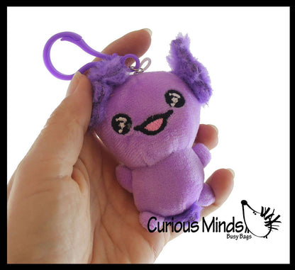 Axolotl Plush on Clip