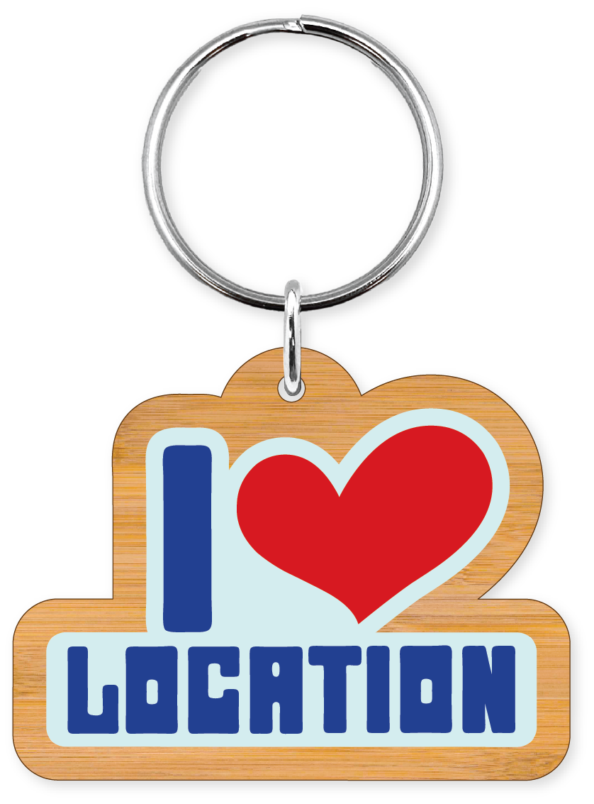 I Heart Belle Isle Keychain