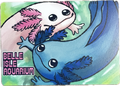 Duo Axolotl Magnet