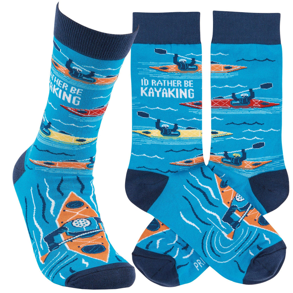 Primitives by Kathy - Rather Be Kayaking Socks
