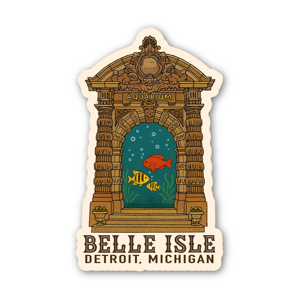 Belle Isle Aquarium Facade Sticker