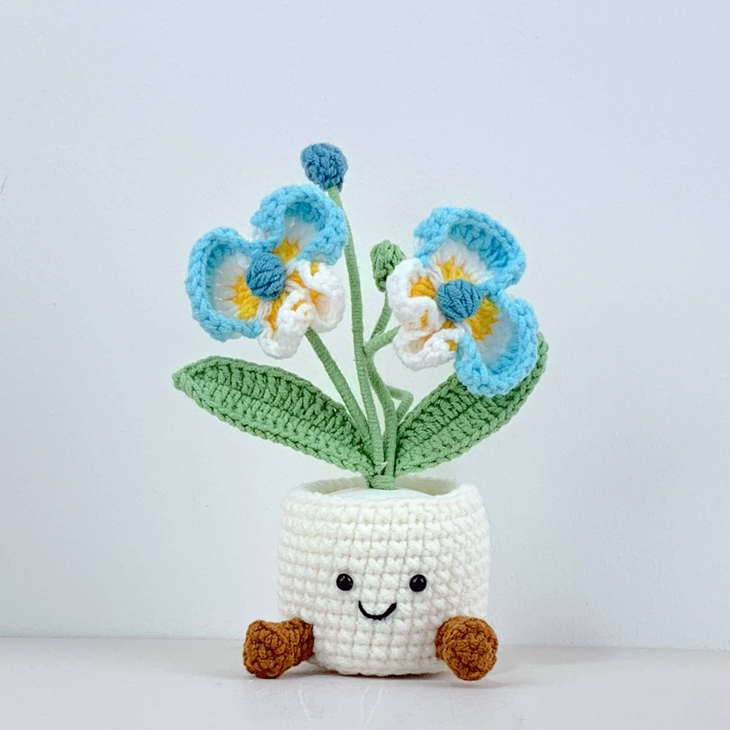 Lilyrosy（Duty free) - Handmade Crochet orchid Flower, Gifts for any occasion