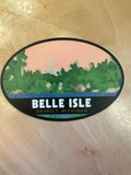 Pink Belle Isle sticker