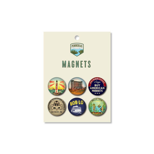 Detroit Magnet Set #1 (Set of 6)