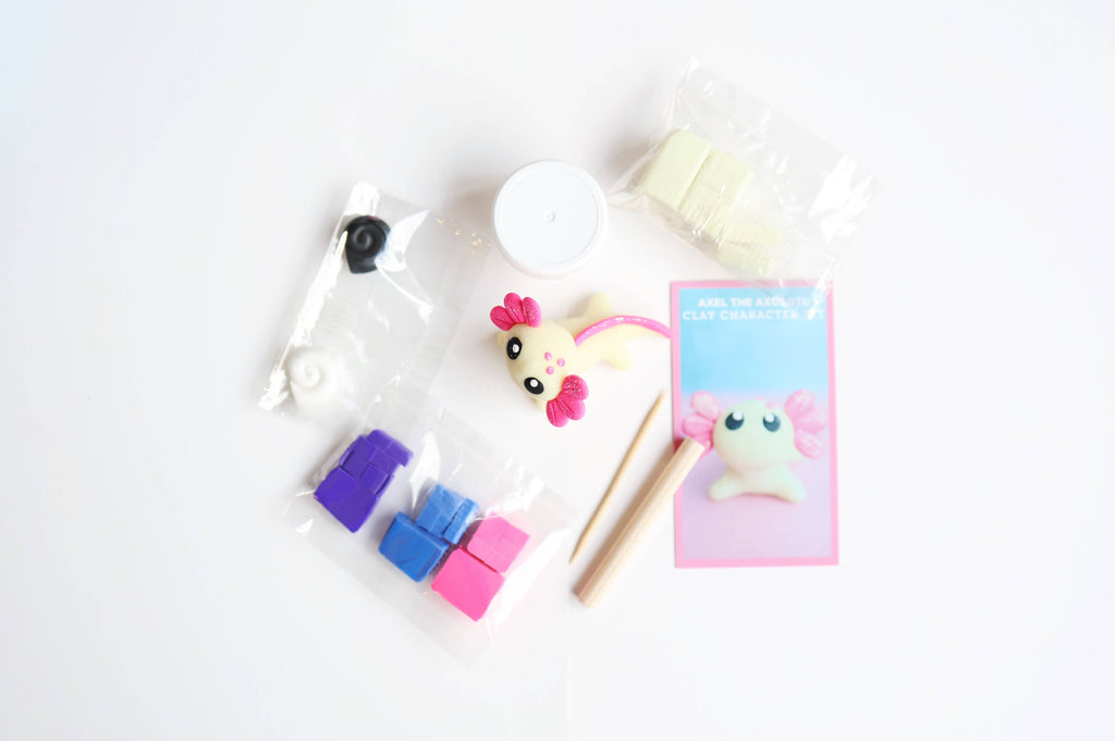 Axel the Axolotl DIY Polymer Clay Kit