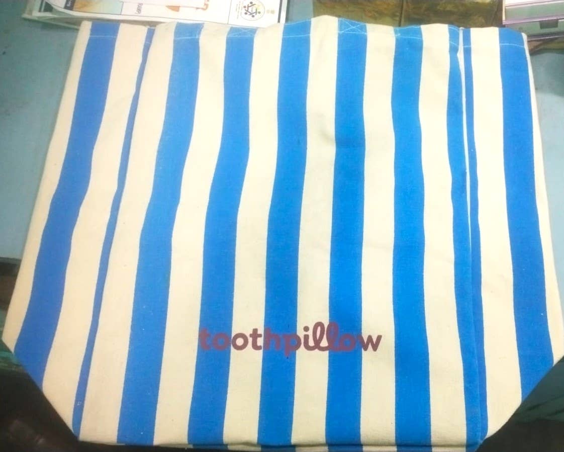Striped Canvas Tote bag - Alo Organic International