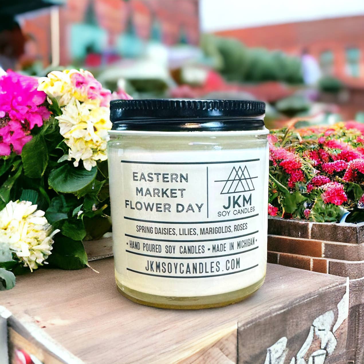JKM Soy Candles - Eastern Market Flower Day - Michigan Collection
