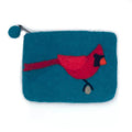 Cardinal Felt Coin Purse