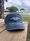 Meet Me at 99 Pigment-Dyed Embroidered Dad Hat
