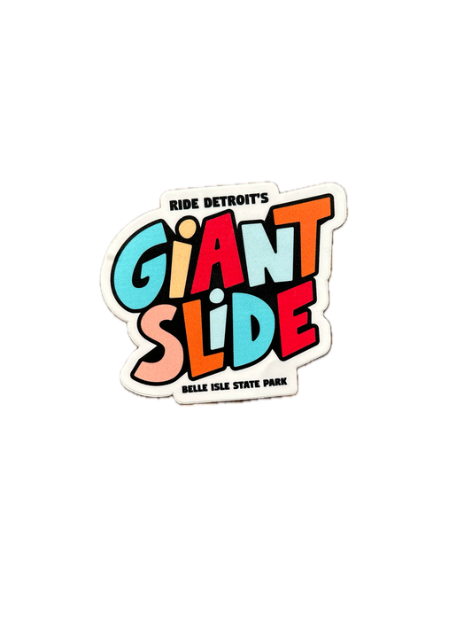 Detroit's Giant Slide sticker