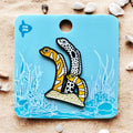 Fin Pin Shop - Garden eels enamel pin • dyed metal black