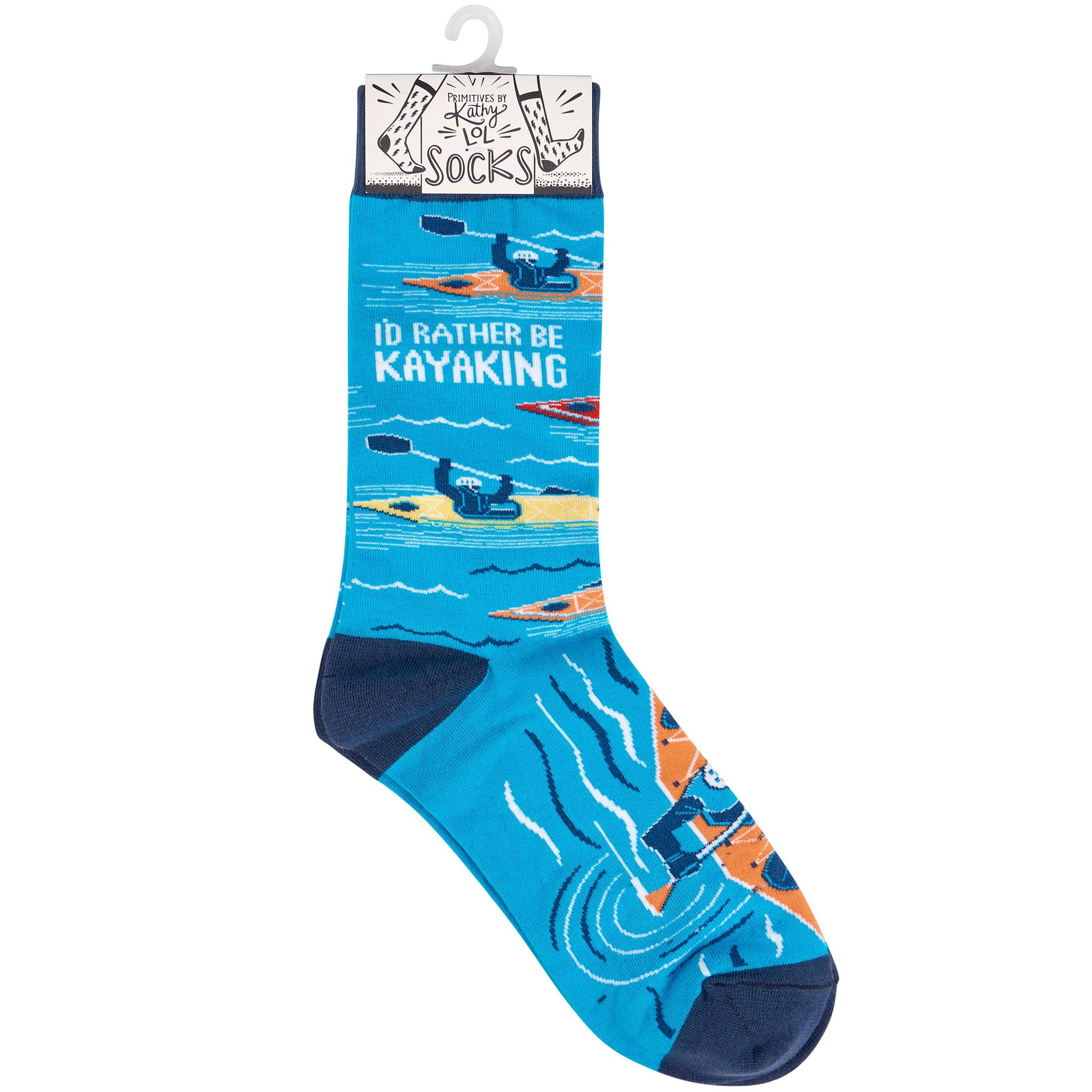 Primitives by Kathy - Rather Be Kayaking Socks