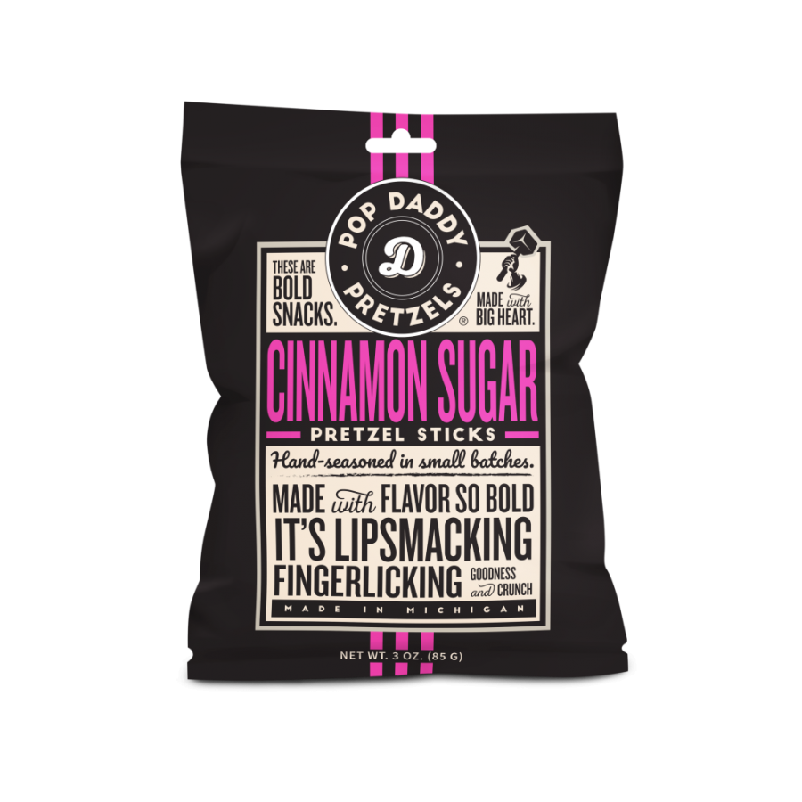 Cinnamon Sugar Seasoned Pretzels 3.0oz