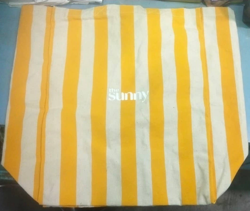 Striped Canvas Tote bag - Alo Organic International