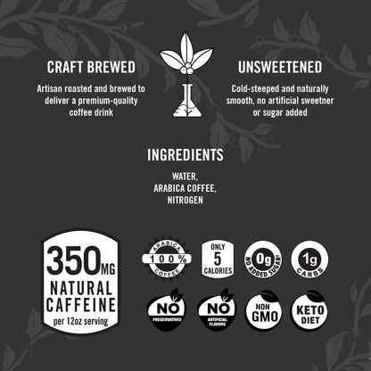 Cold Brew Coffee 12oz Cans