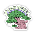 Belle Isle Fern House Sticker