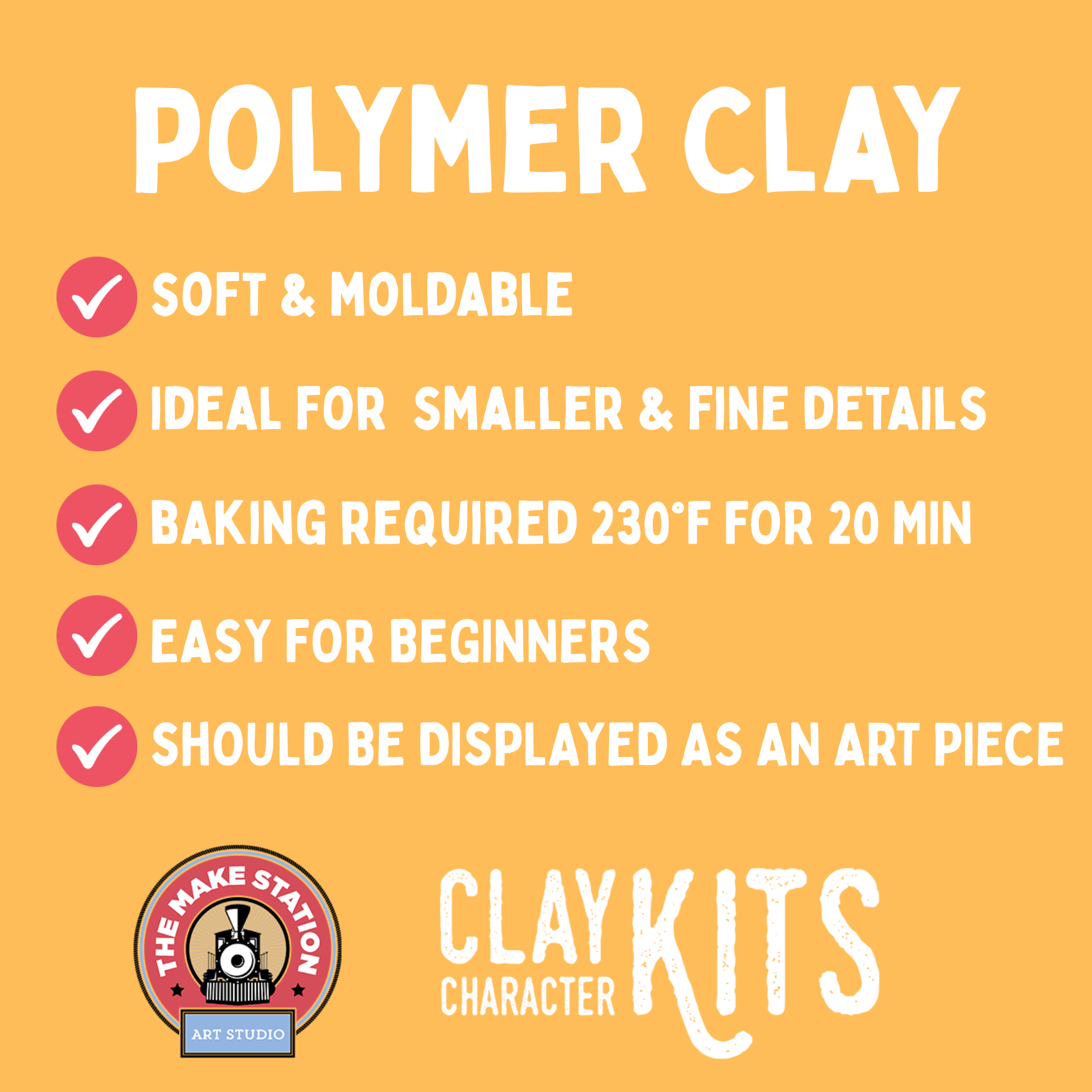 Axel the Axolotl DIY Polymer Clay Kit