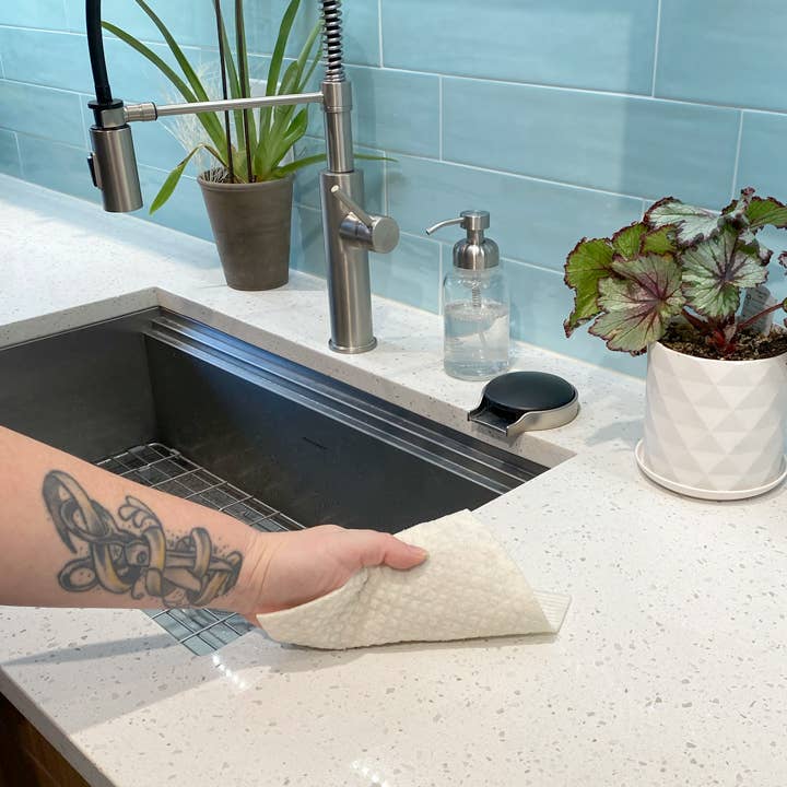 Japanese Koi Fish Swedish Dishcloth