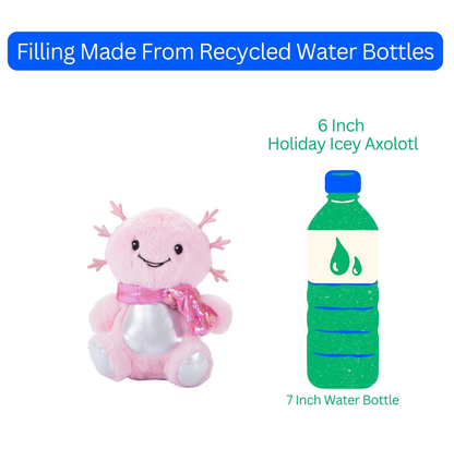 Holiday Icey Axolotl Extra Small 6"