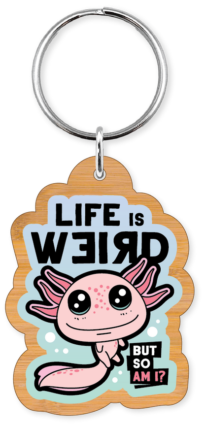 Let's Get Weird Axolotl Keychain