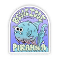 Belle Isle Aquarium Piranha Sticker