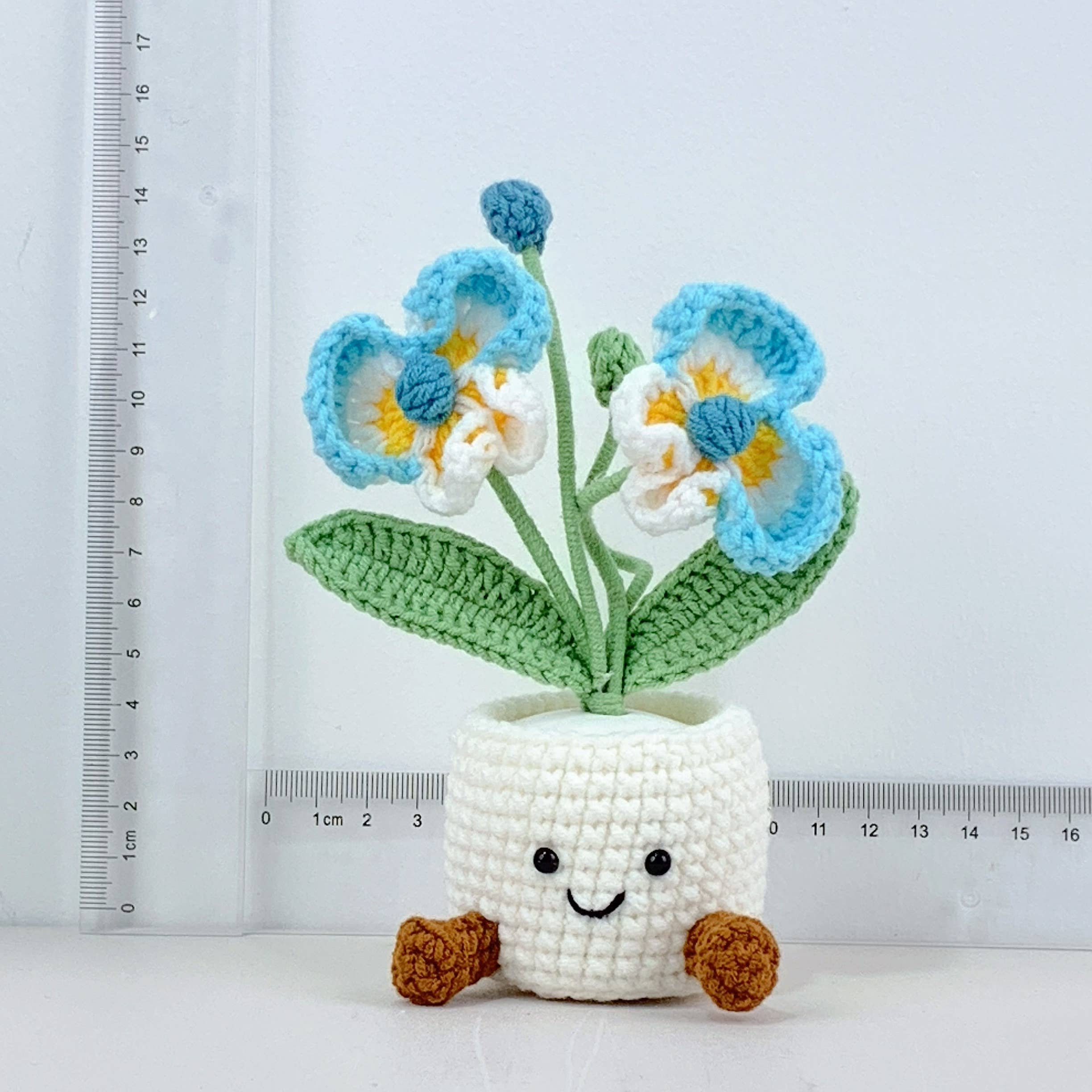 Lilyrosy（Duty free) - Handmade Crochet orchid Flower, Gifts for any occasion