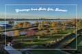 Belle Isle Aerial View Modern Postcard