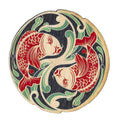 Bamboo Wood Stickers - Koi Yin Yang