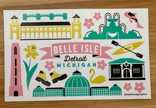 Belle Isle Landmark Magnet